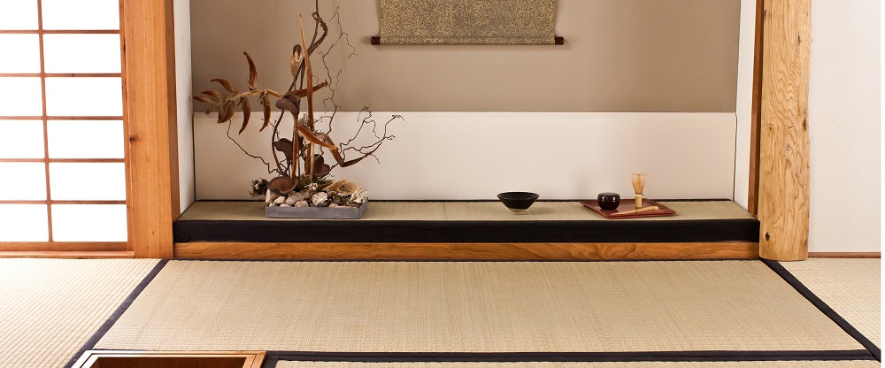 ADAL presents furniture collection in woven tatami fabric during
