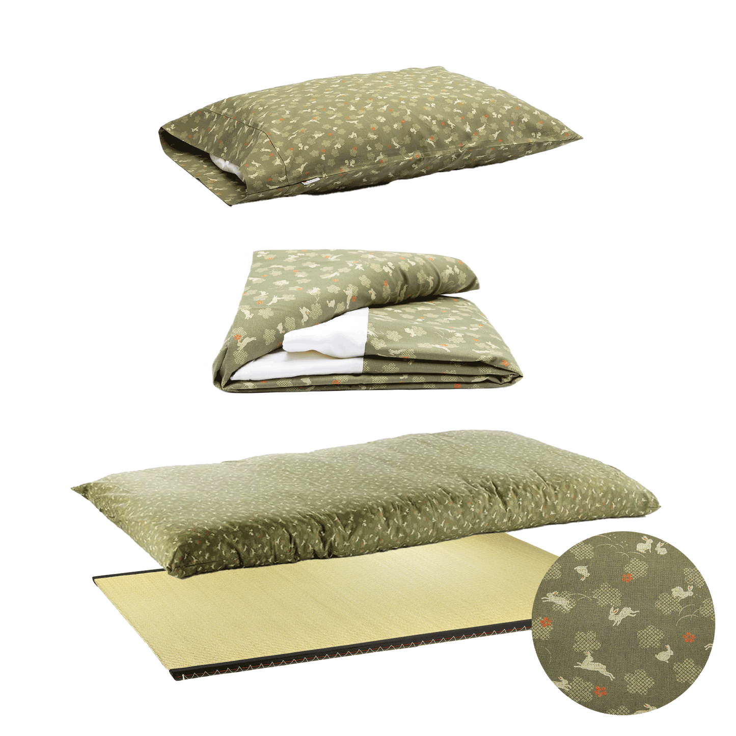 Complete Shikifuton Tatami Mat Bundle - Twin Size