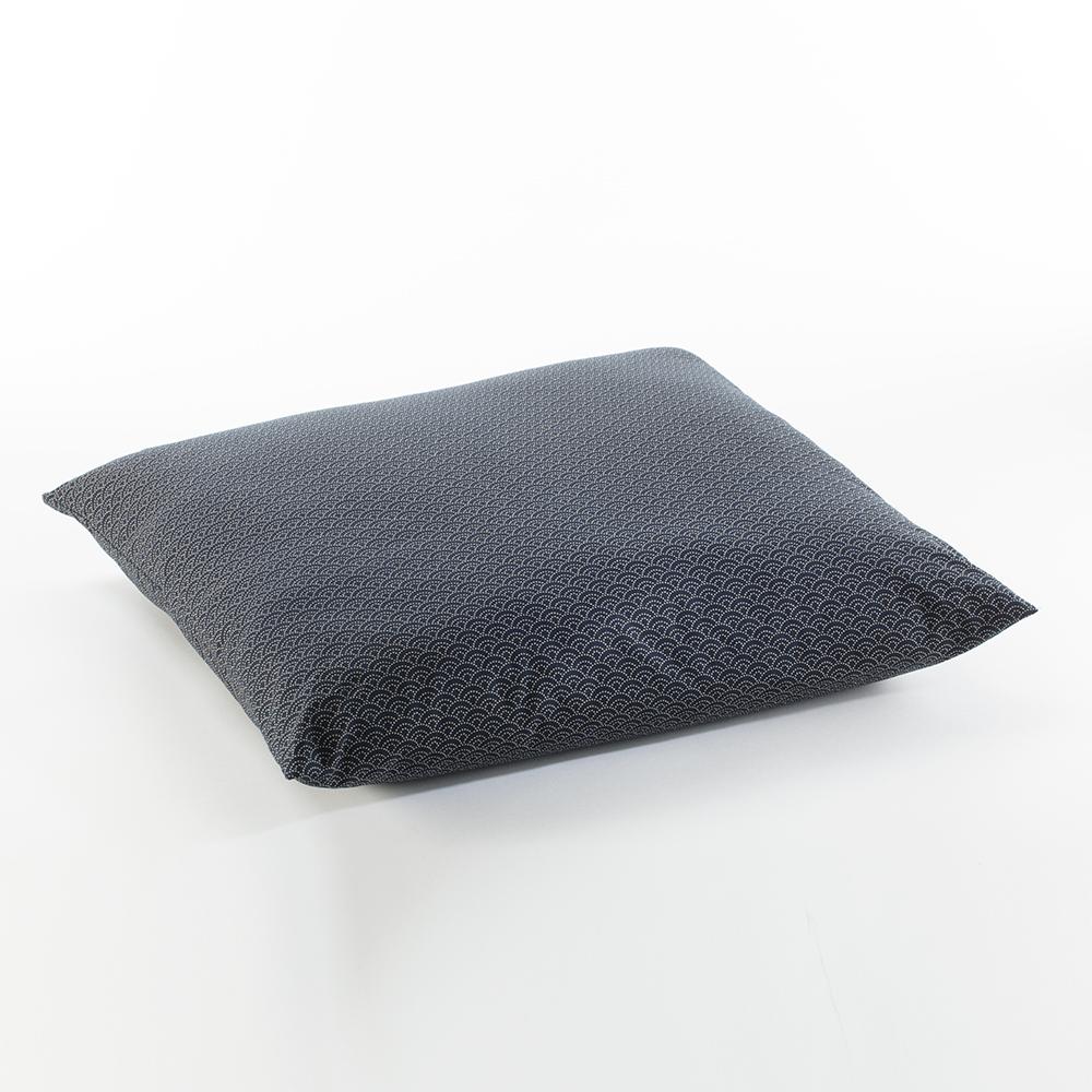 J-Life Seikai Ha Navy Zabuton Floor Pillow