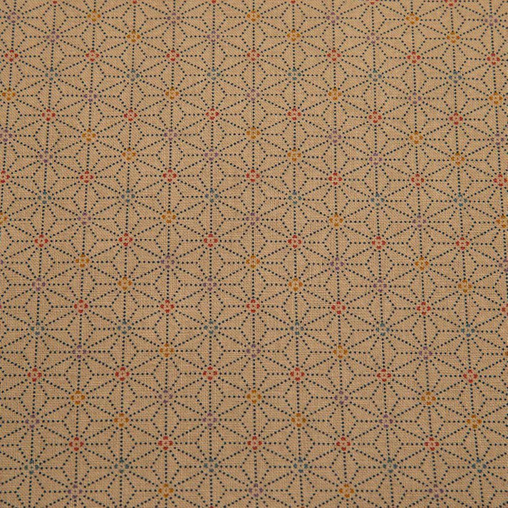 J-Life Asa No Ha Gold Zabuton Floor Pillow