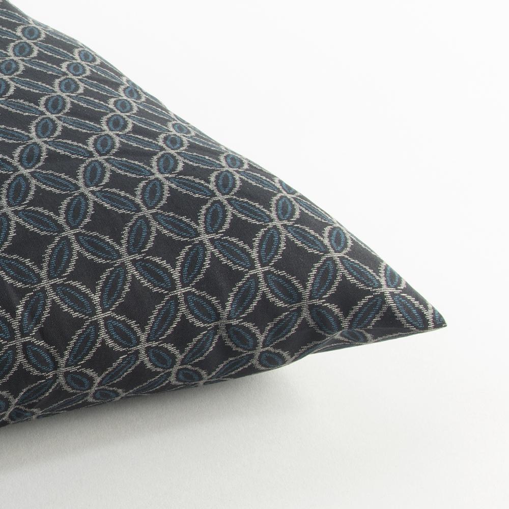 J-Life Marugata Navy Zabuton Floor Pillow_Pillows & Shams