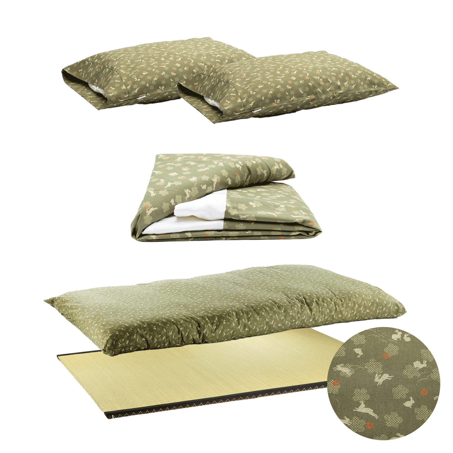 Complete Shikifuton Tatami Mat Bundle - Twin Size