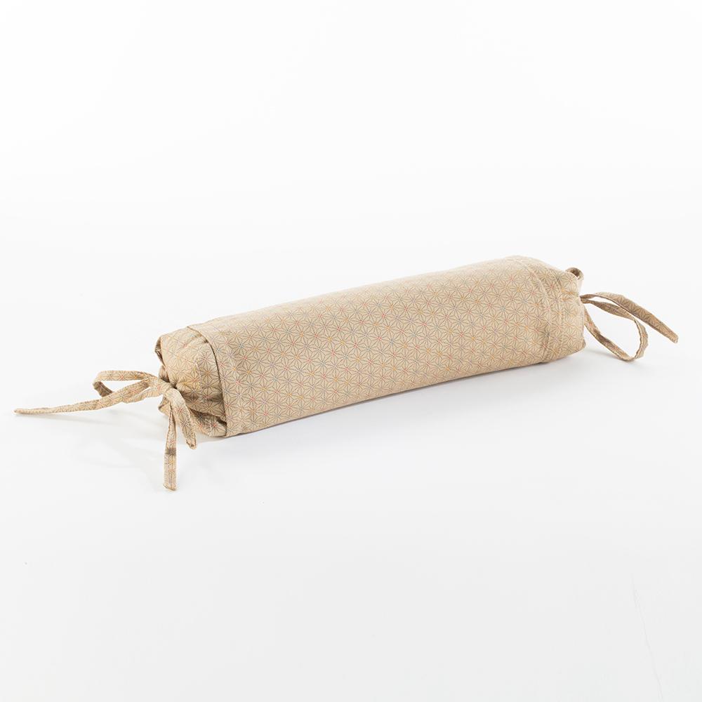 J-Life Asa No Ha Gold Buckwheat Hull Pillow_Pillows & Shams_Buckwheat Hull Pillow