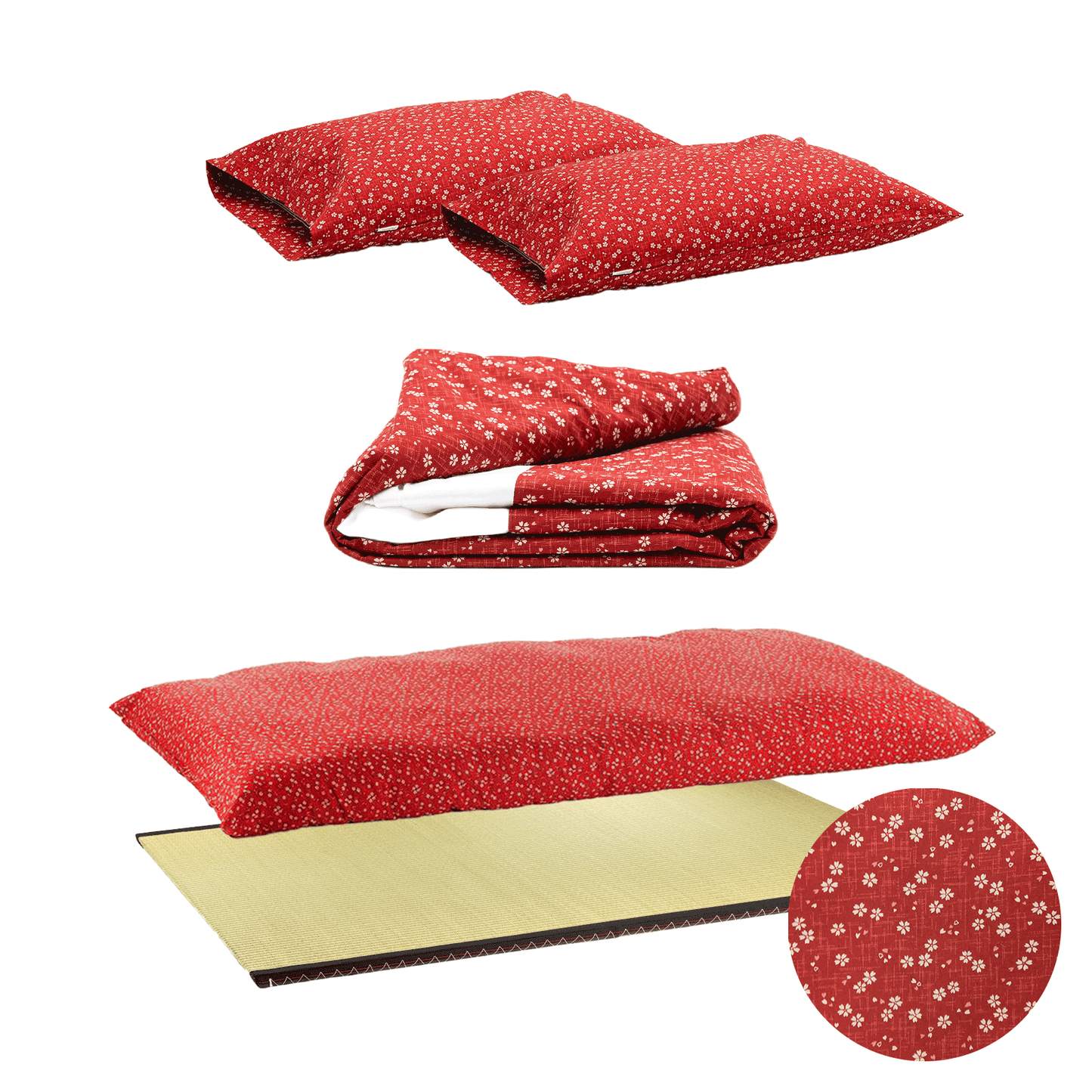 Complete Shikifuton Tatami Mat Bundle - Twin Size