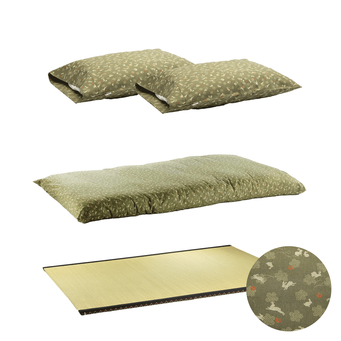 Complete Shikifuton Tatami Mat Bundle - Twin Size