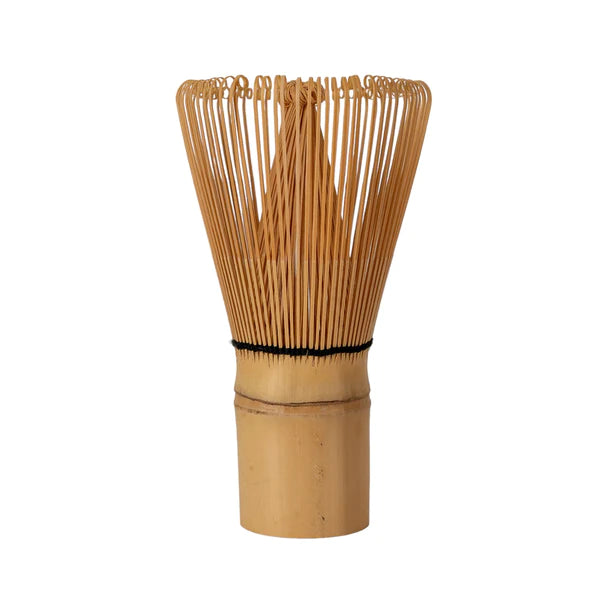 Bamboo whisk on a white background