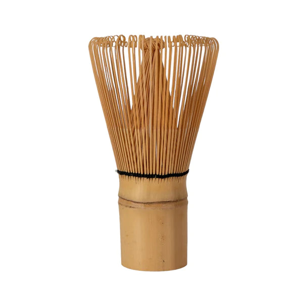 Bamboo whisk on a white background