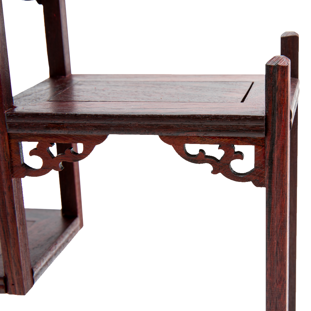 Ornate Rosewood Shelves - Symmetrical