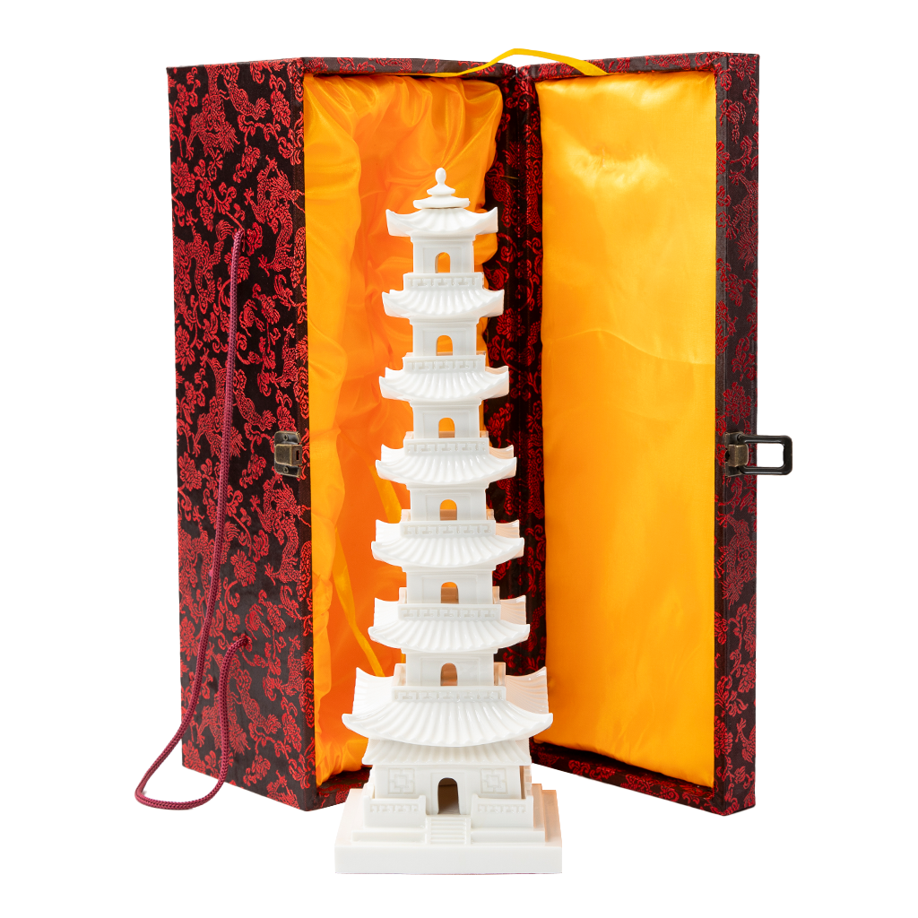 Porcelain Pagoda Statue