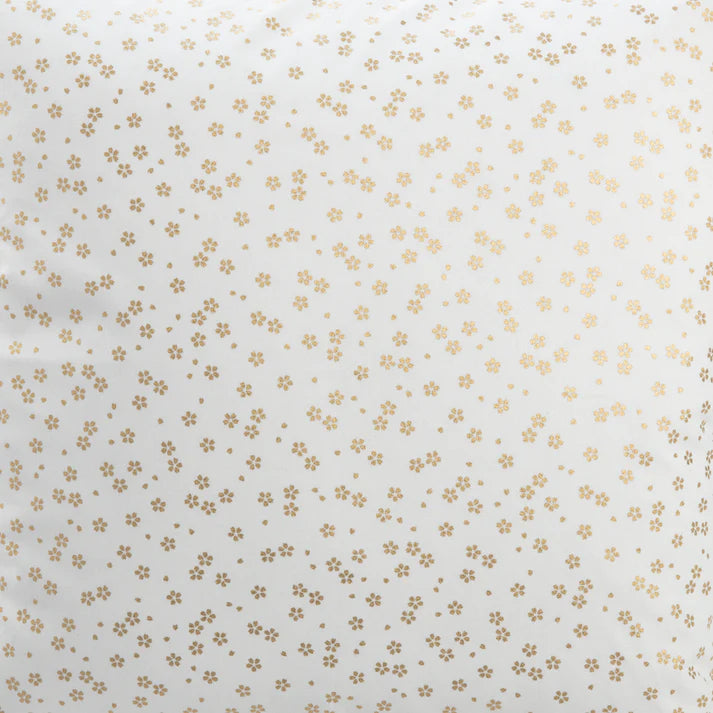 Shiki Futon Sakura Gold Sparkle Removable COVER ONLY