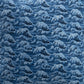 J-Life Tidal Wave Blue Zabuton Floor Pillow - COVER ONLY