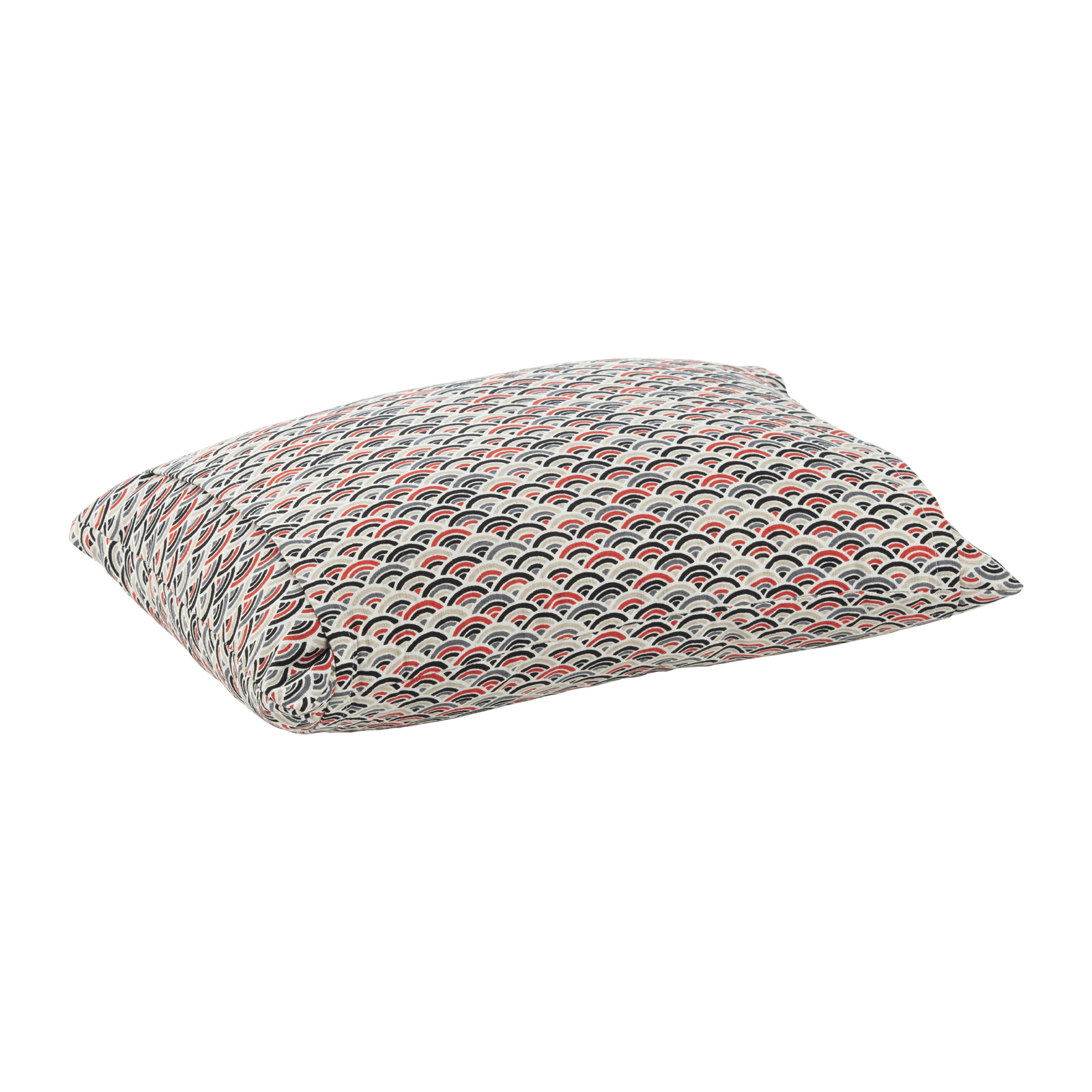J-Life Colorful Seika Ha Red Buckwheat Hull Pillow_Pillows & Shams