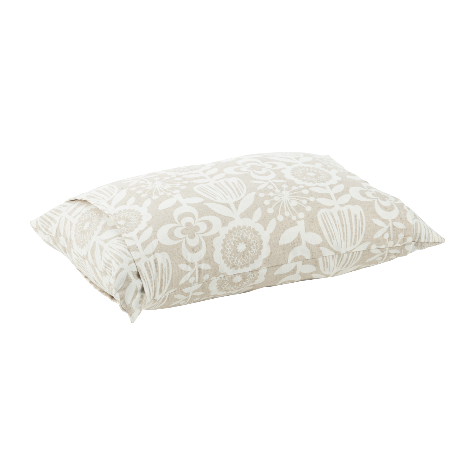 J-Life Saku Tan Buckwheat Hull Pillow_Pillows & Shams