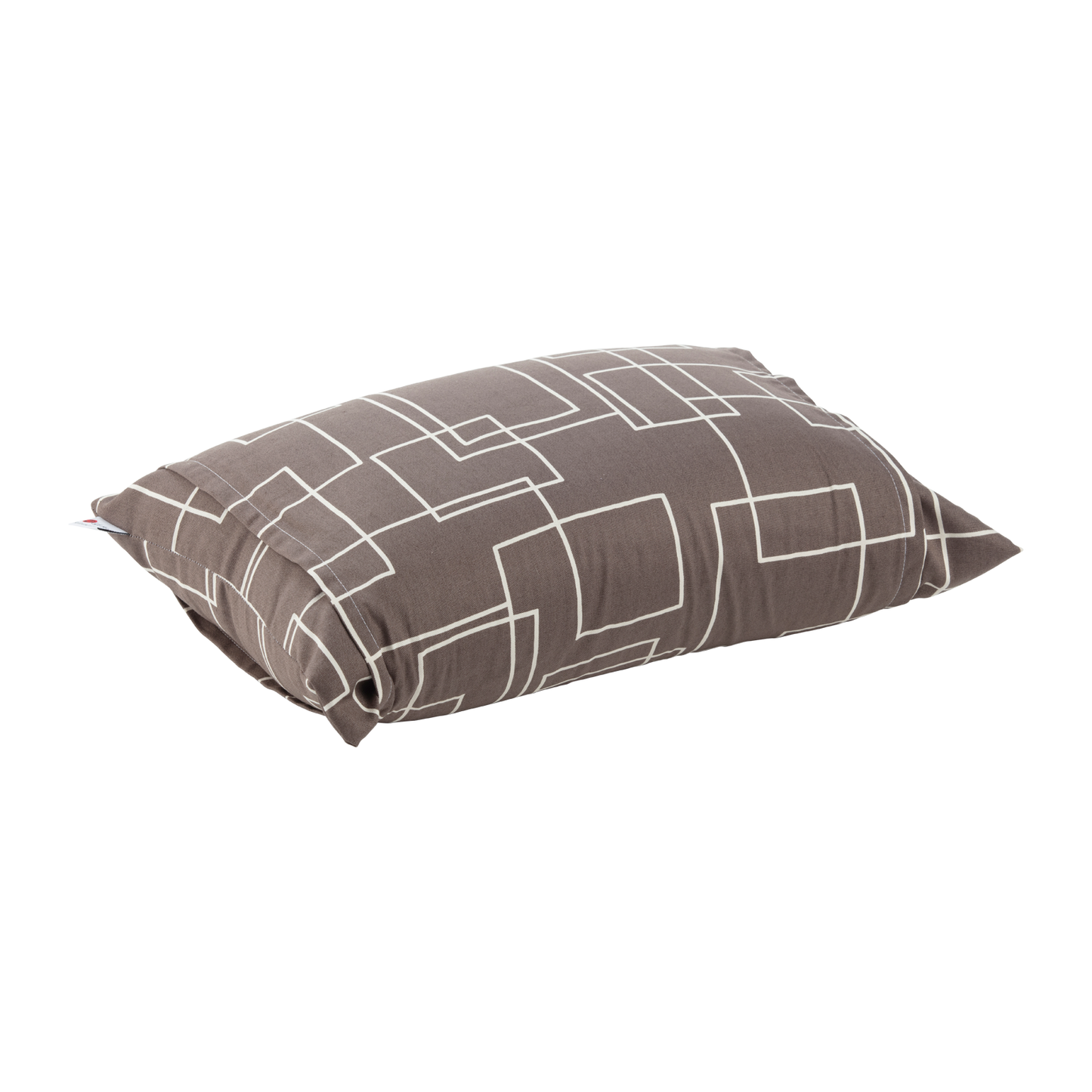 J-Life Shikaku Brown Buckwheat Hull Pillow_Pillows & Shams