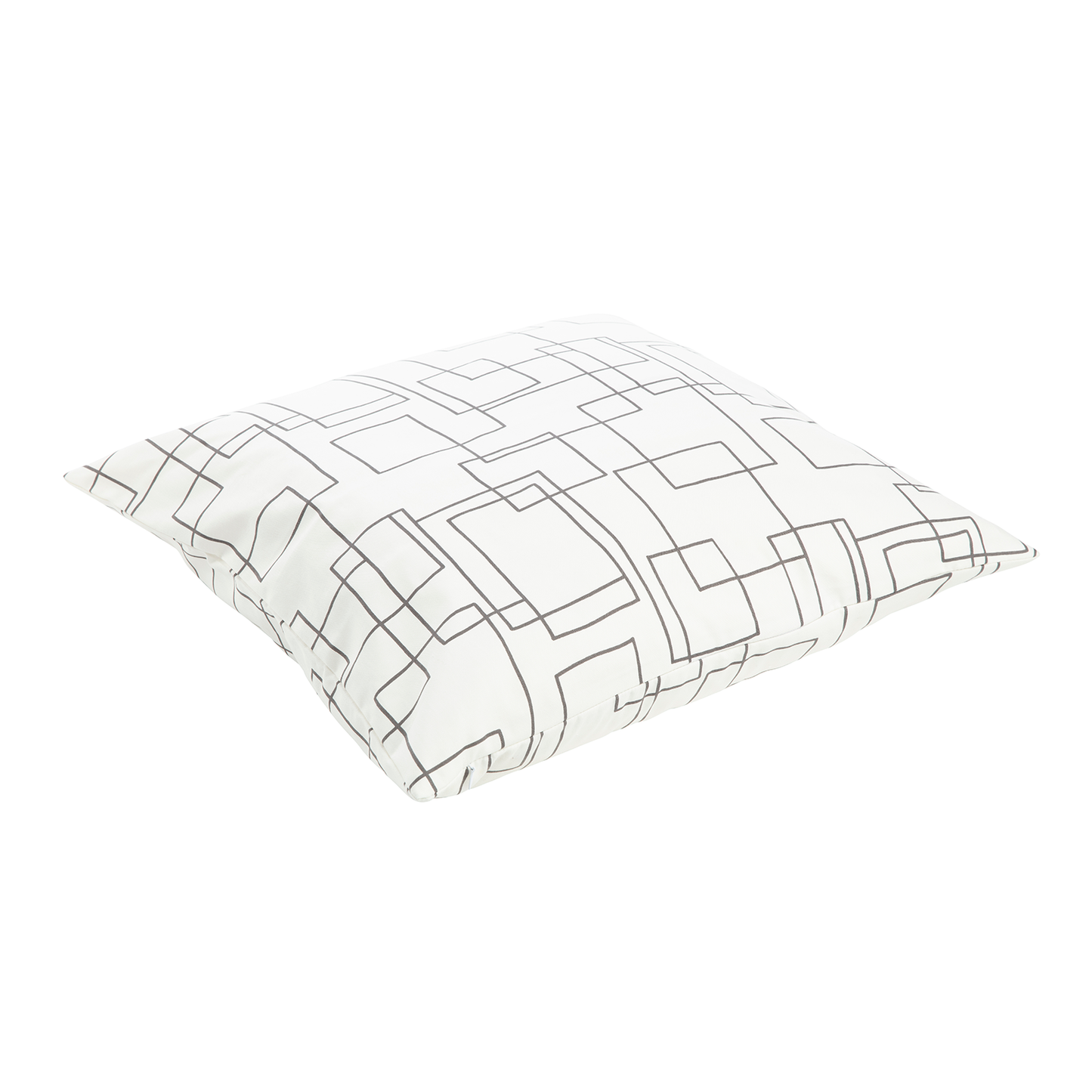 J-Life Shikaku White Zabuton Floor Pillow