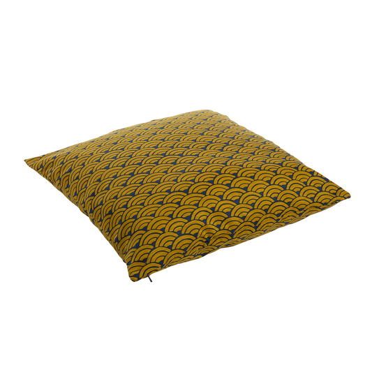J-Life Jumbo Seika Ha Green Zabuton Floor Pillow