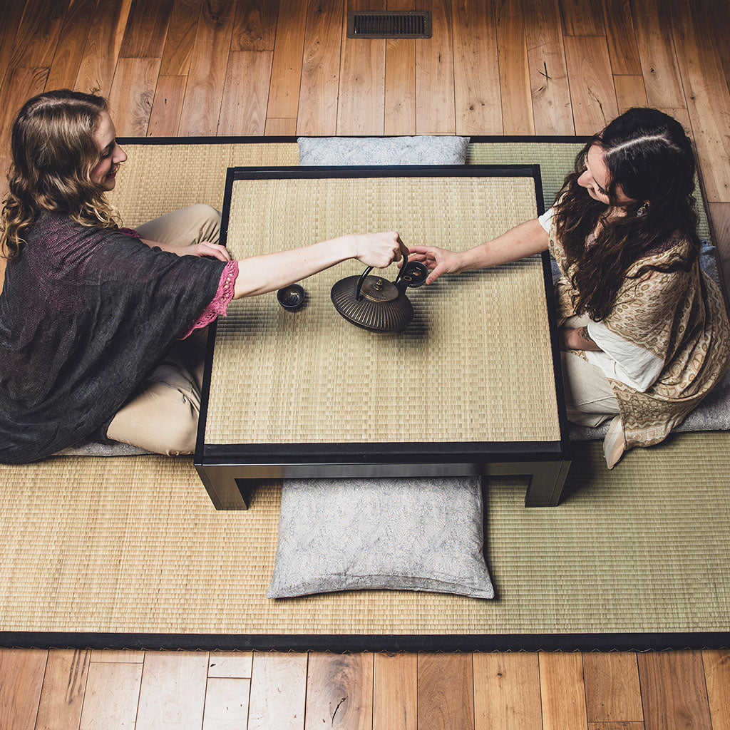 Chabudai Zabuton Tatami Table: Japanese Table Set