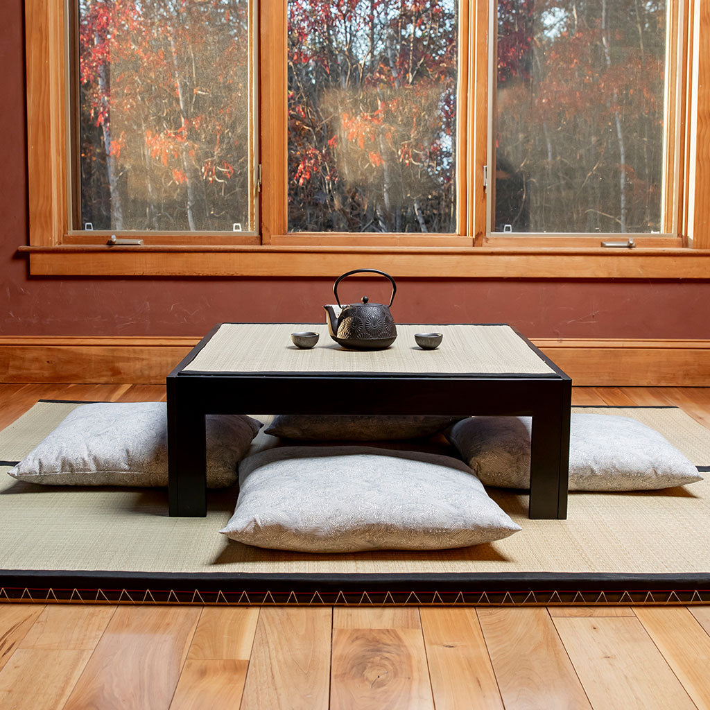 Chabudai Zabuton Tatami Table: Japanese Table Set