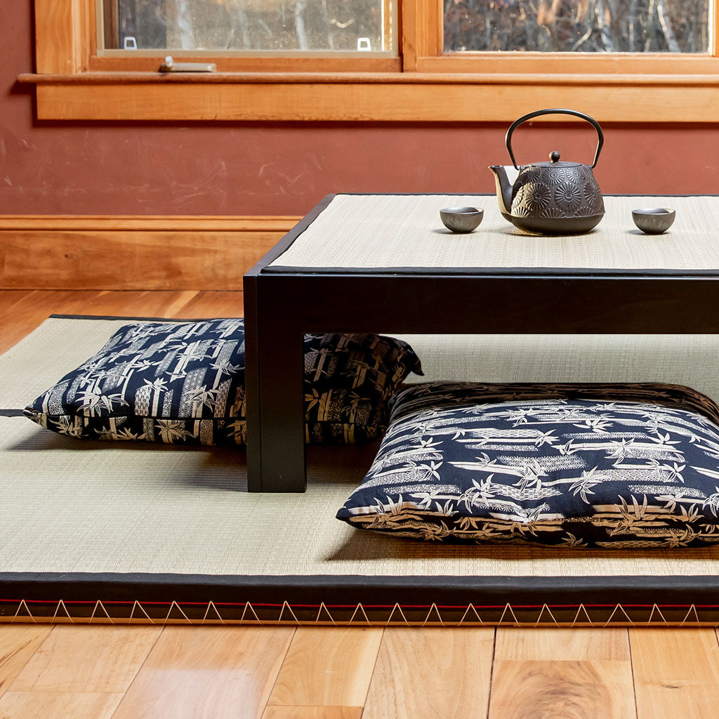 Chabudai Zabuton Tatami Table: Japanese Table Set