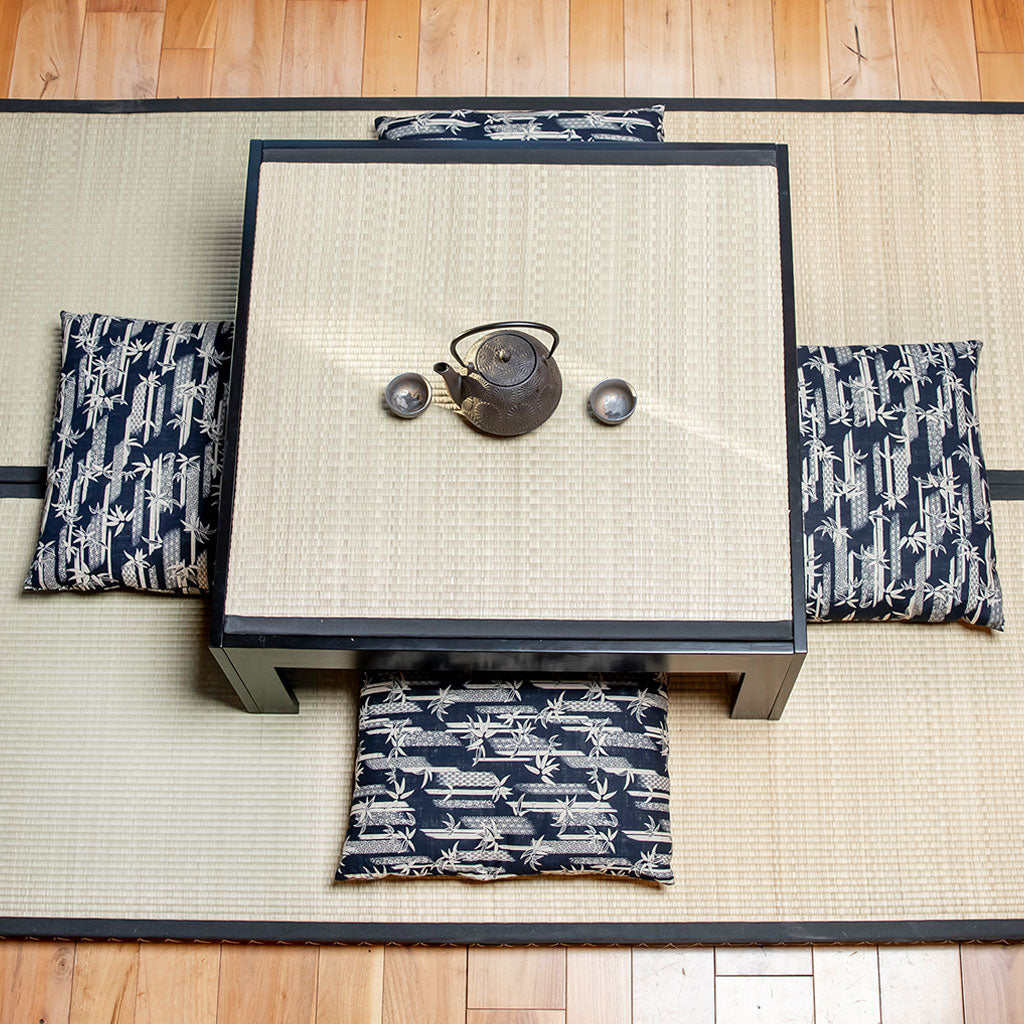 Chabudai Zabuton Tatami Table: Japanese Table Set