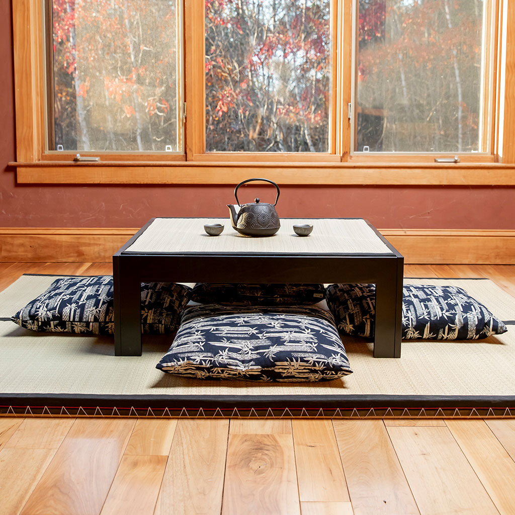 Chabudai Zabuton Tatami Table: Japanese Table Set