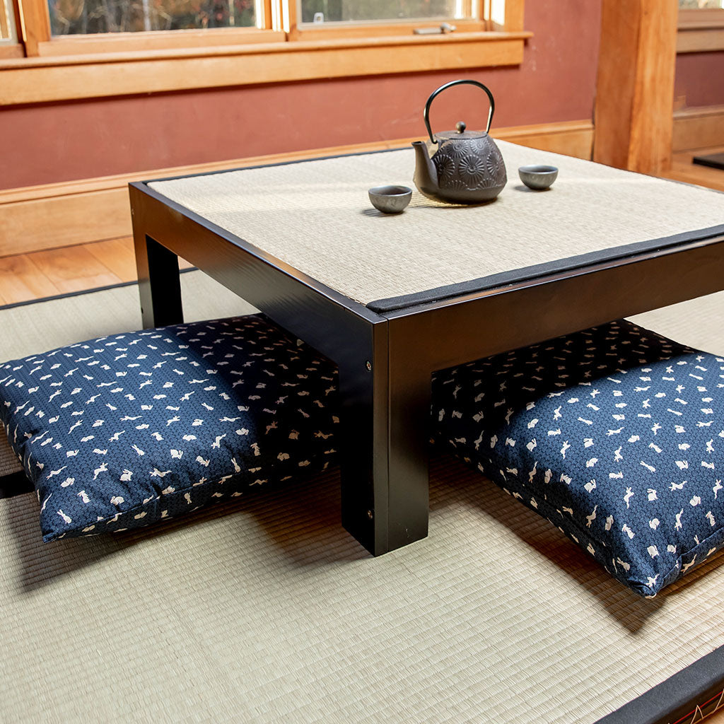 Chabudai Zabuton Tatami Table: Japanese Table Set
