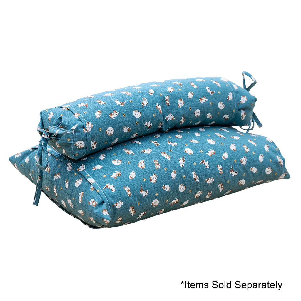 J-Life Koneko Blue Buckwheat Hull Pillow