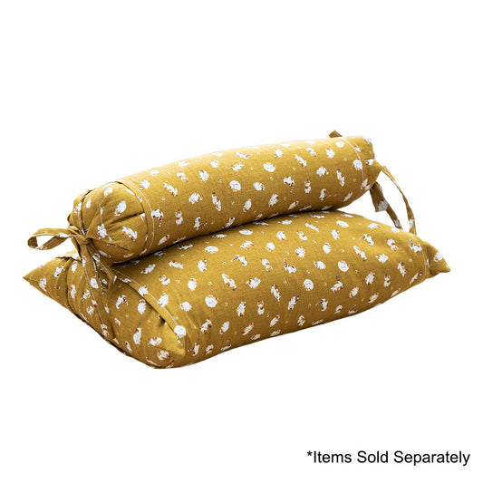 J-Life Koneko Gold Buckwheat Hull Pillow - COVER ONLY