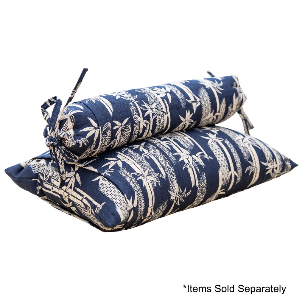 J-Life Takenomori Navy Buckwheat Hull Pillow