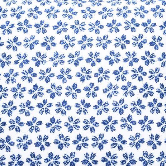 Imported Japanese Fabric - Plum Blossom Navy