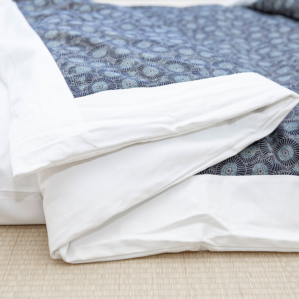 J-Life Higasa Navy Custom Kakefuton with Removable Cover
