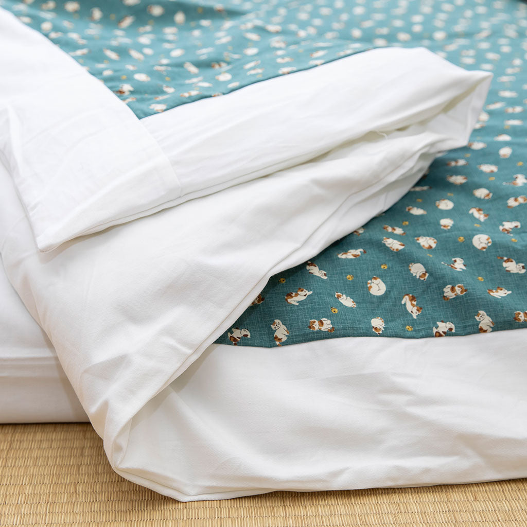 J-Life Koneko Blue Custom Kakefuton with Removable Cover