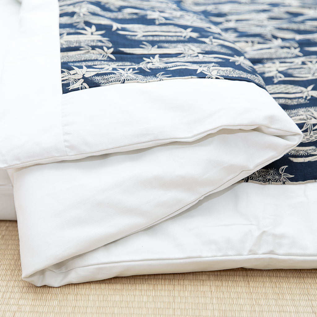 J-Life Takenomori Navy Custom Kakefuton with Removable Cover
