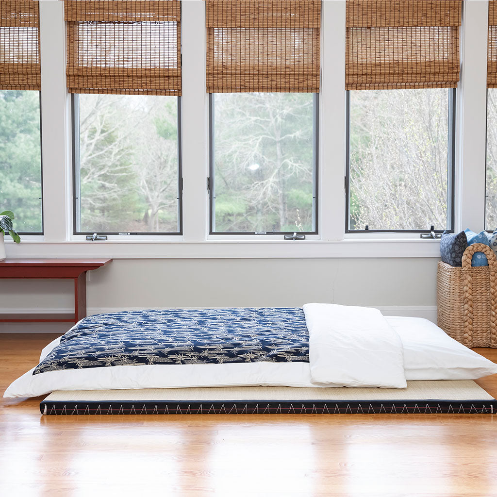 J-Life Takenomori Navy Custom Kakefuton with Removable Cover