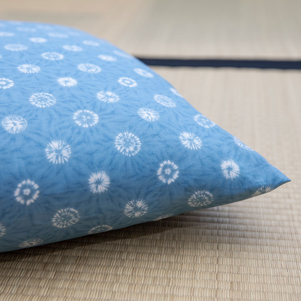 J-Life Dandelion Blue Zabuton Floor Pillow - COVER ONLY