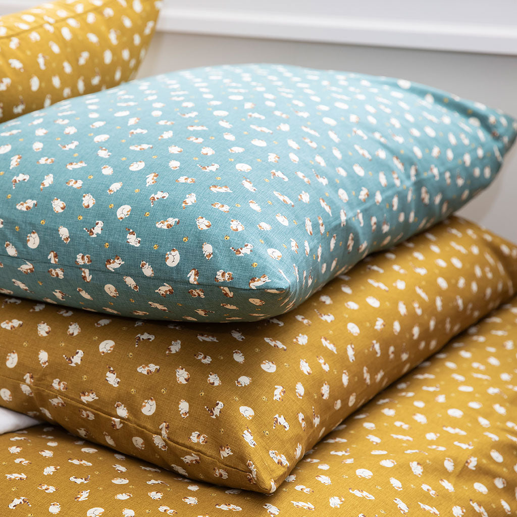 J-Life Koneko Blue Pillowcase