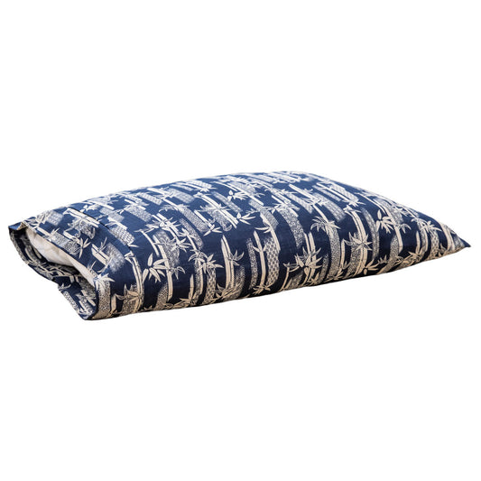 J-Life Takenomori Navy Pillowcase