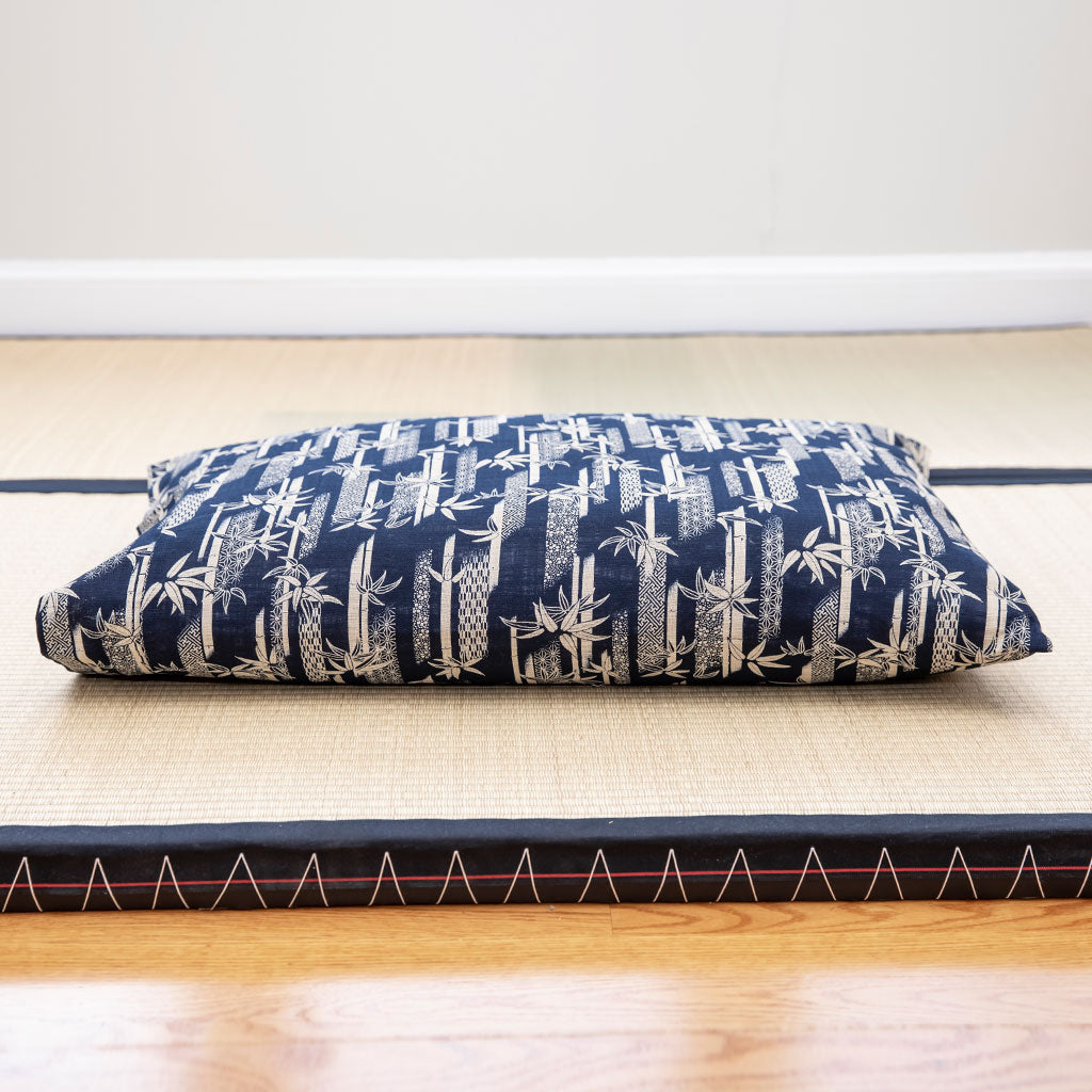 J-Life Takenomori Navy Pillowcase