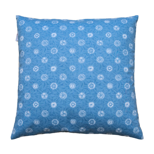 Dandelion Blue Throw Pillow