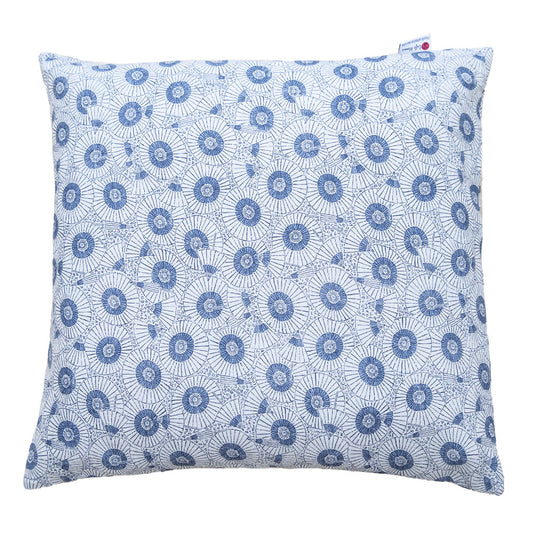 Higasa White Throw Pillow