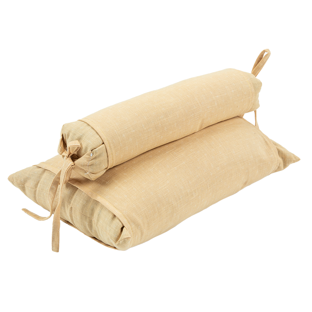 J-Life Hinode Sunrise Buckwheat Hull Pillow - COVER ONLY