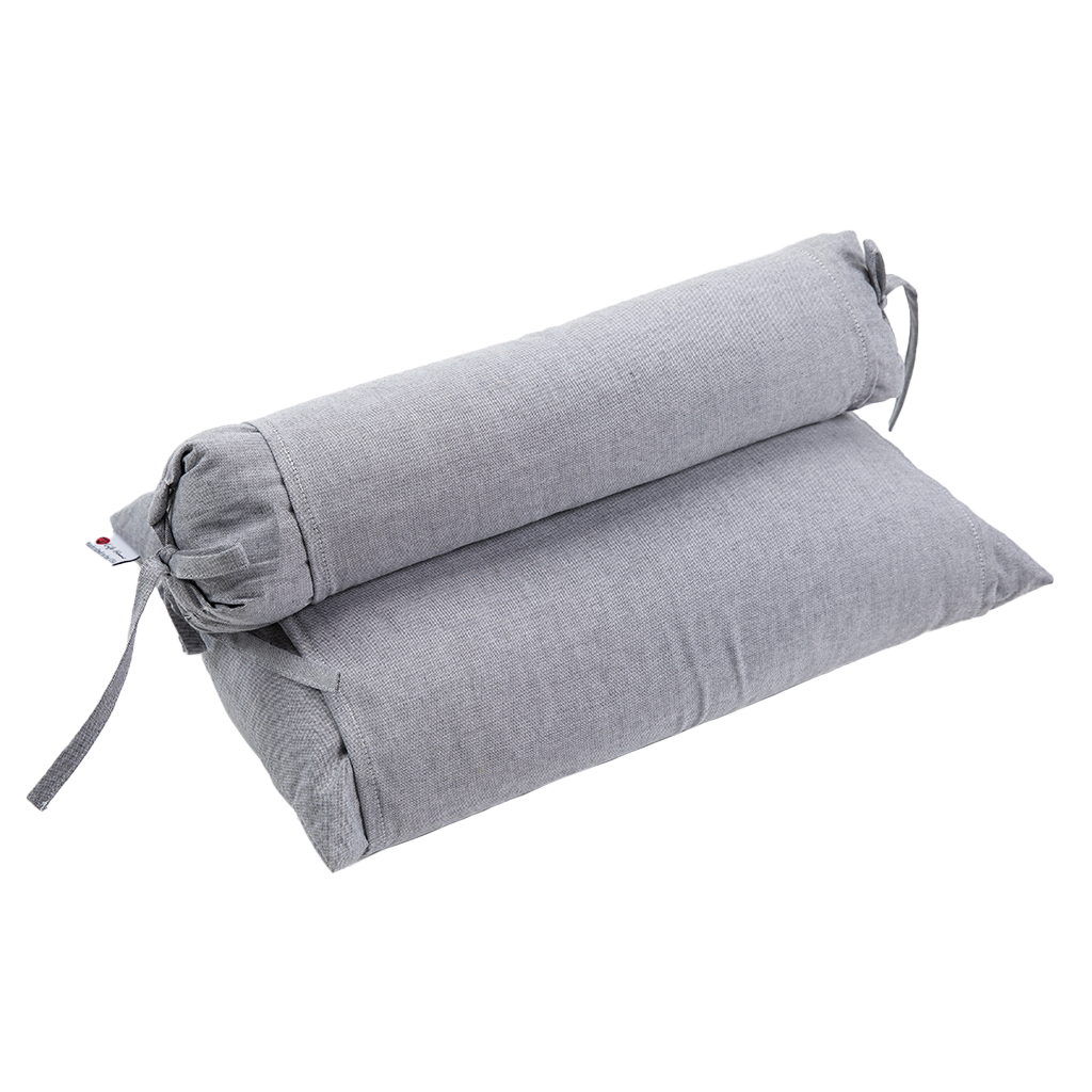 J-Life Ainezu Gray Buckwheat Hull Pillow