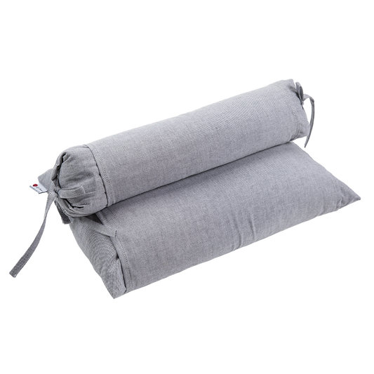 J-Life Ainezu Gray Buckwheat Hull Pillow