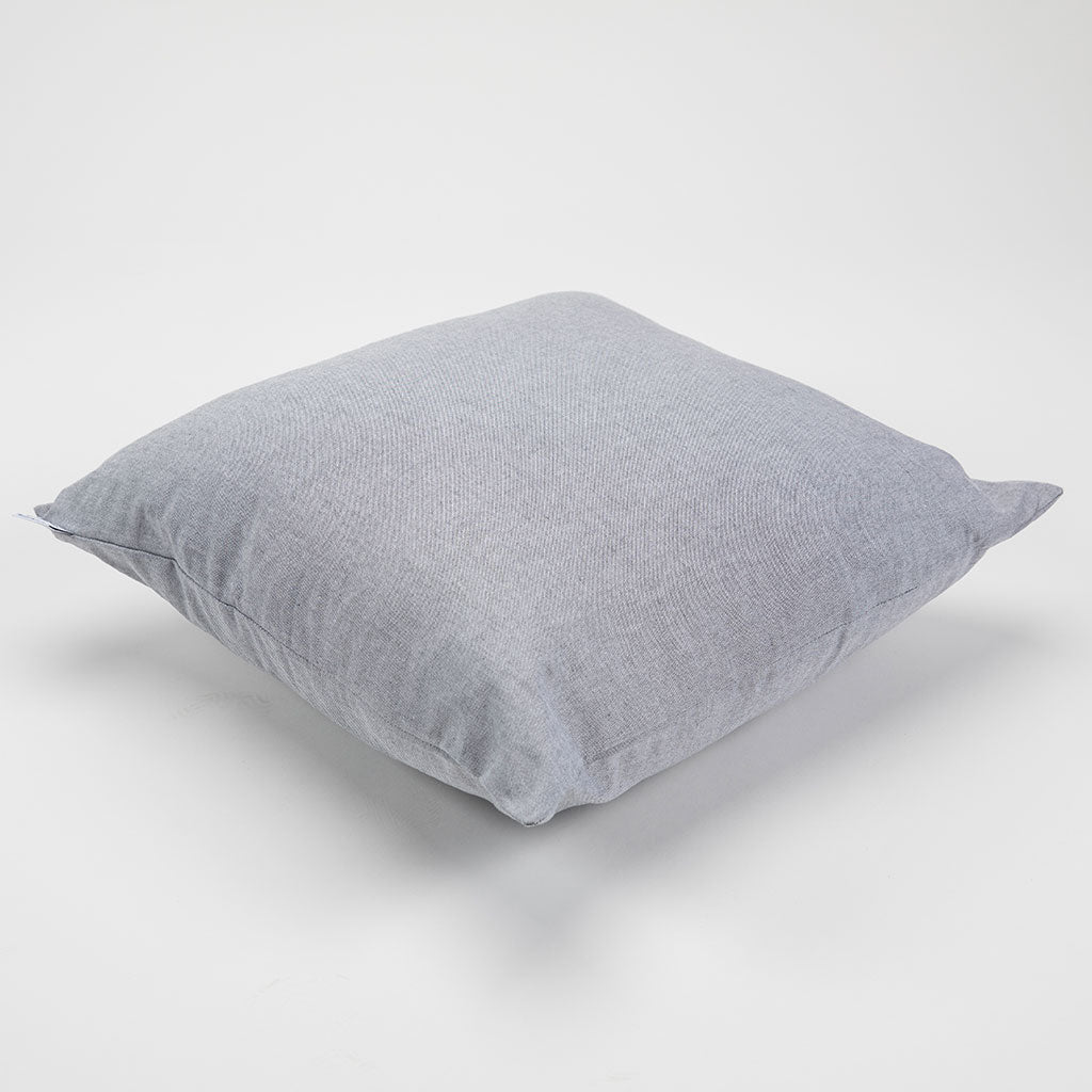 J-Life Ainezu Gray Zabuton Floor Pillow - COVER ONLY