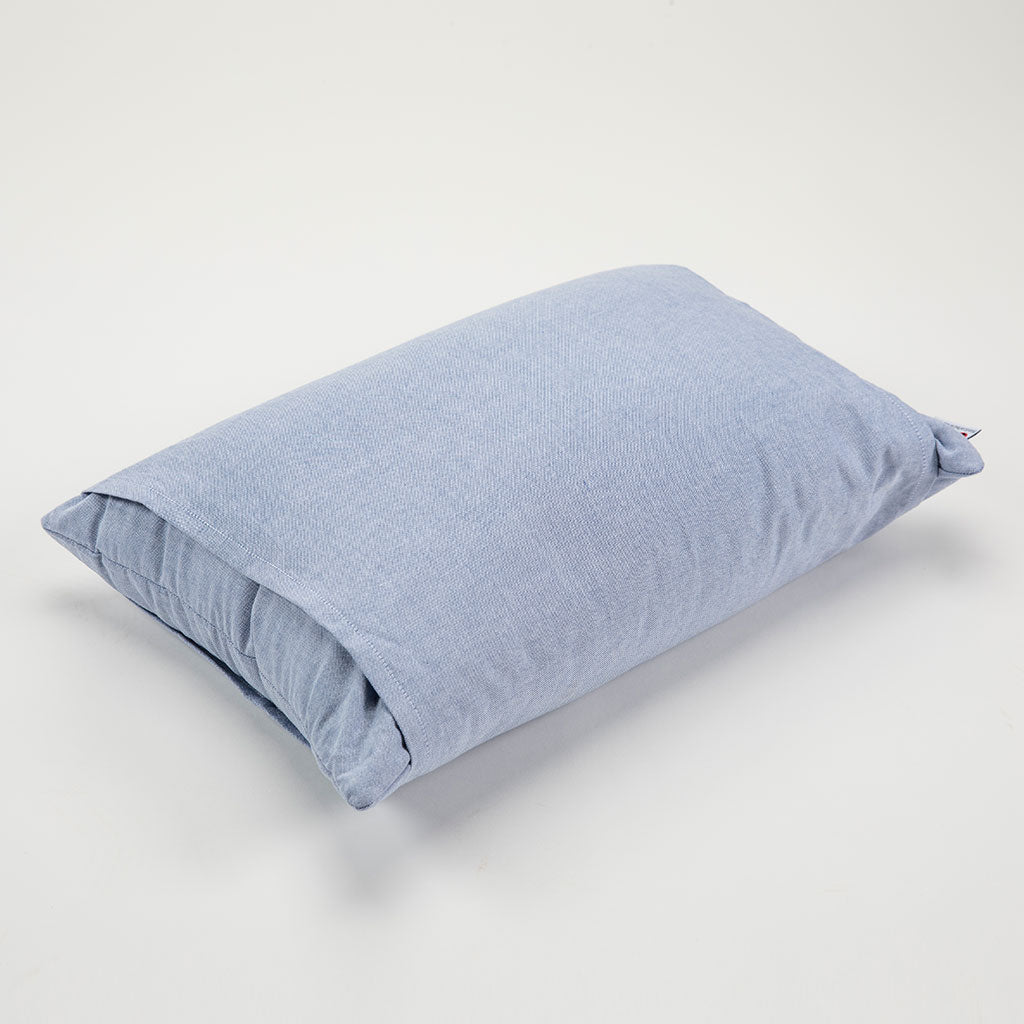 J-Life Mizuiro Blue Buckwheat Hull Pillow