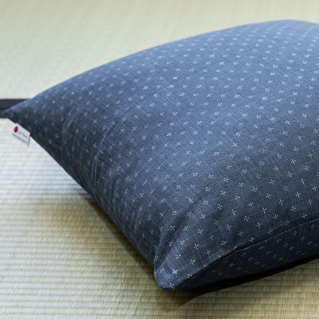 Aizome Navy Throw Pillow