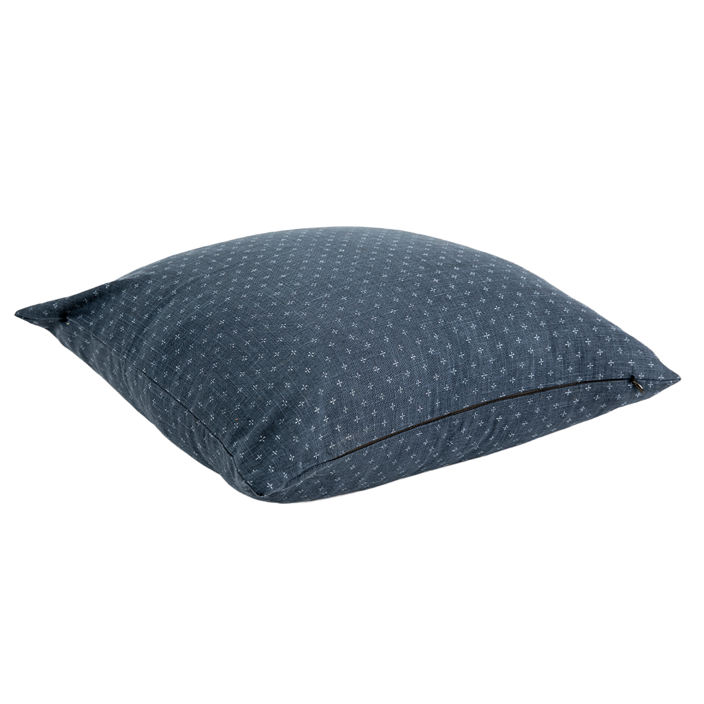 J-Life Aizome Navy Zabuton Floor Pillow