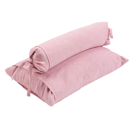 J-Life Shiso Pink Buckwheat Hull Pillow - COVER ONLY