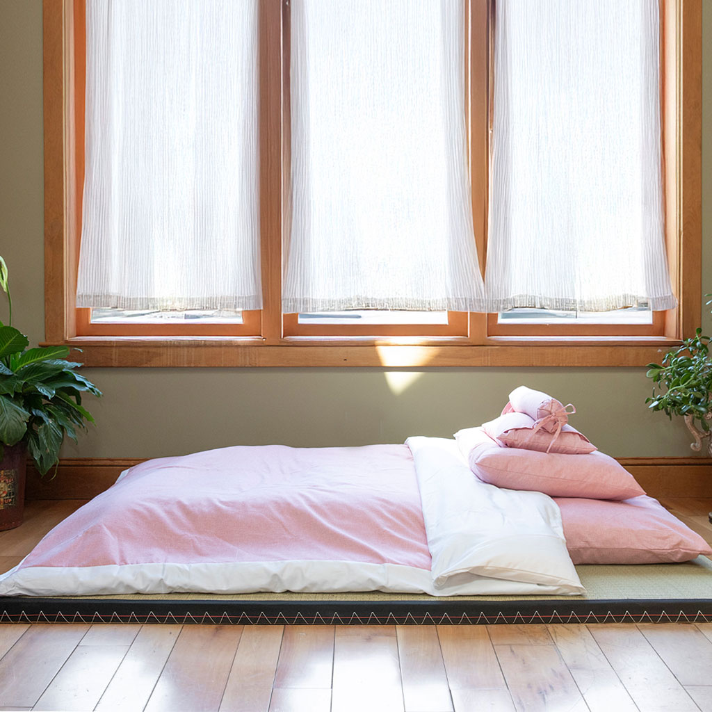 J-Life Shiso Pink Custom Kakefuton with Removable Cover