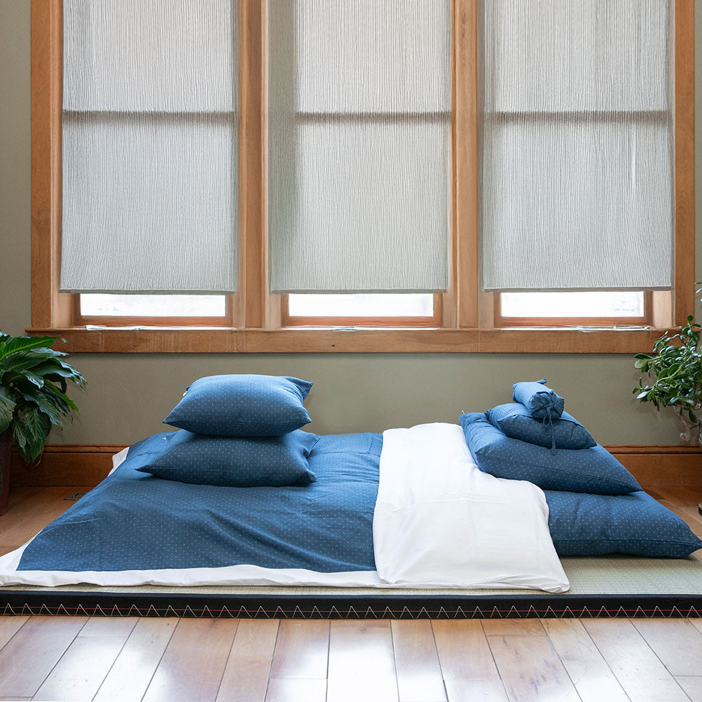 J-Life Yoru Blue Custom Kakefuton with Removable Cover